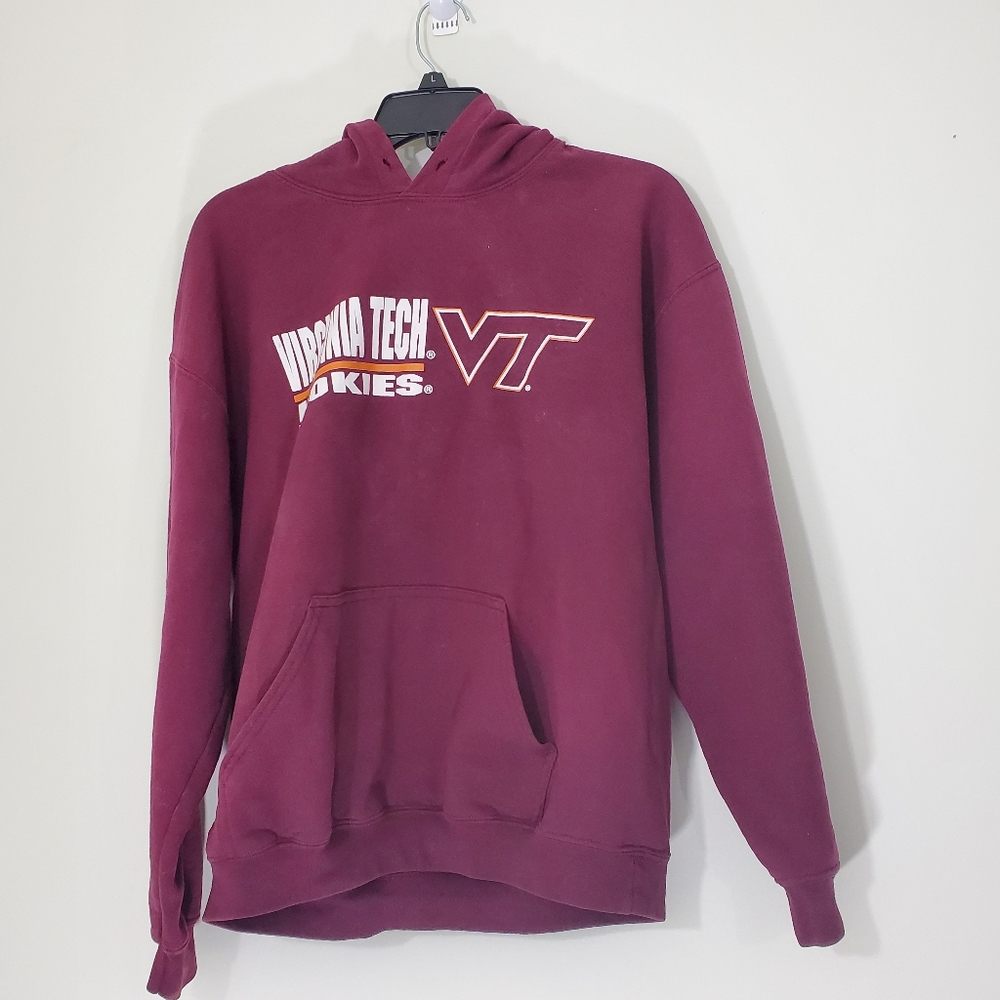 Virginia Tech Hokies Pullover Hoodie, Size Medium